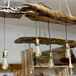 גוף תאורה עץ זית